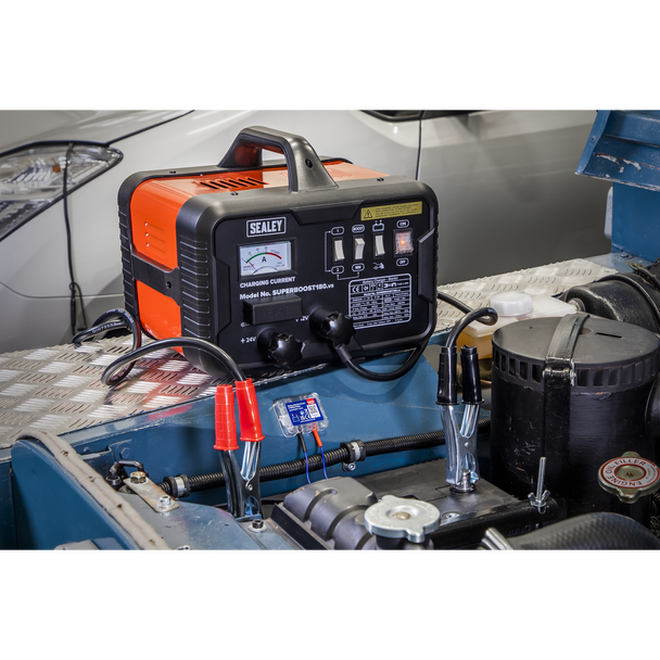 Sealey SUPERBOOST180 ⏐ 12/24V Starter/Charger 180/40A 230V
