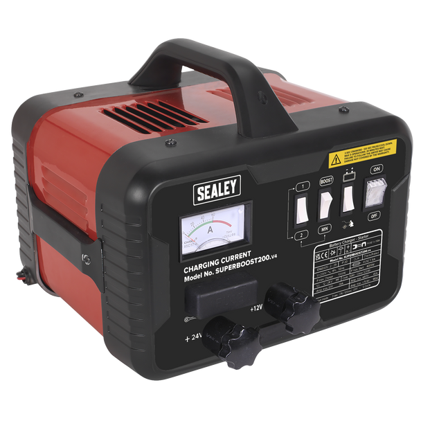 Sealey SUPERBOOST200 ⏐ 12/24V Starter/Charger 200/45A 230V
