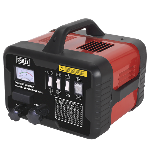 Sealey SUPERBOOST200 ⏐ 12/24V Starter/Charger 200/45A 230V