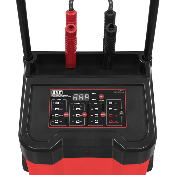 Sealey SUPERSTART200D ⏐ 12/24V Starter 200A/Automatic Battery Charger 60A