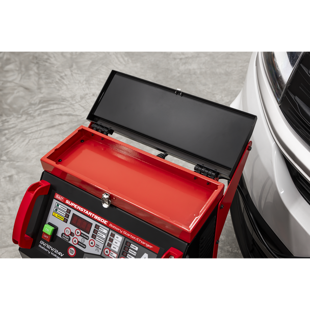 Sealey SUPERSTART950E ⏐ 6/12/24V Battery Starter/Charger 950A