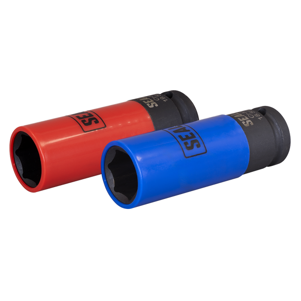 Sealey SX01819 ⏐ Alloy Wheel Impact Socket Set 1/2"Sq Drive 2pc