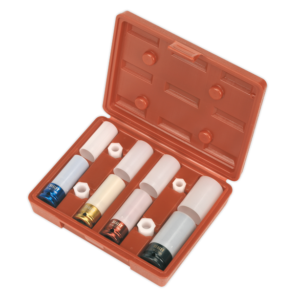 Sealey SX030 ⏐ Alloy Wheel Impact Socket Set 1/2"Sq Drive 4pc