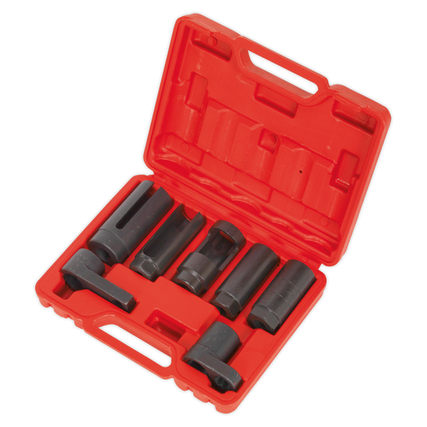 Sealey SX032 ⏐ Oxygen Sensor Socket Set 3/8" & 1/2"Sq Drive 7pc