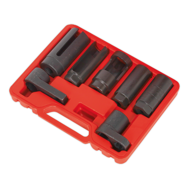 Sealey SX032 ⏐ Oxygen Sensor Socket Set 3/8" & 1/2"Sq Drive 7pc
