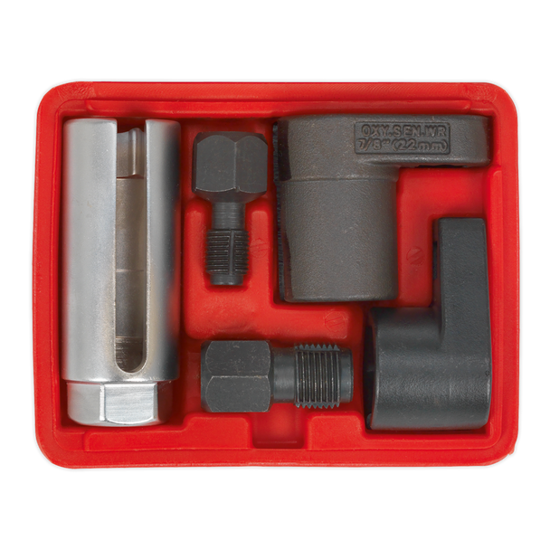 Sealey SX0320 ⏐ Oxygen Sensor & Thread Chaser Set 3/8" & 1/2"Sq Drive 5pc