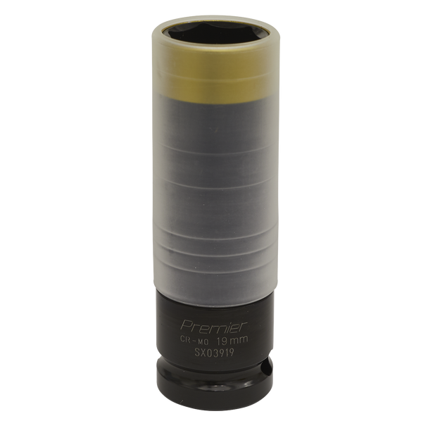 Sealey SX03919 ⏐ Premier Alloy Wheel Ultra-Power Impact Socket 1/2"Sq Drive 19mm