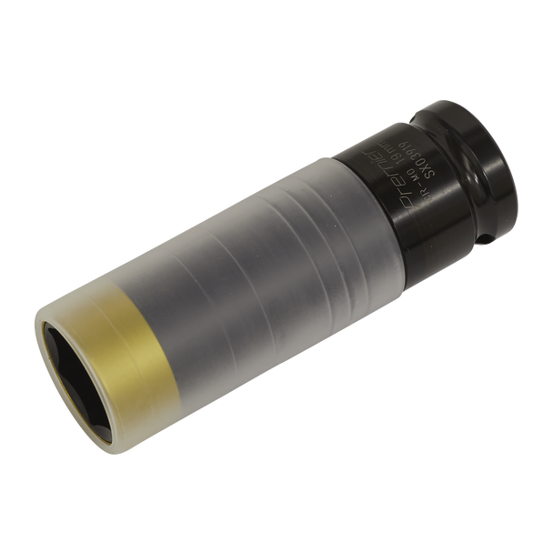 Sealey SX03919 ⏐ Premier Alloy Wheel Ultra-Power Impact Socket 1/2"Sq Drive 19mm