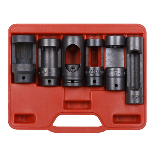 Sealey SX0401 ⏐ Diesel Injector Window Socket Set 1/2"Sq Drive 6pc