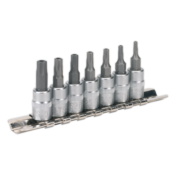 Sealey SX106 ⏐ Premier TRX-TS* Security Socket Bit Set 1/4"Sq Drive 7pc