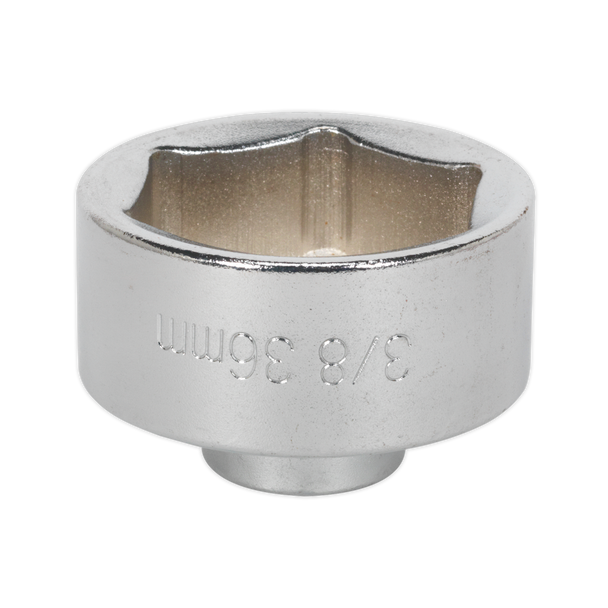 Sealey SX114 ⏐ Low Profile Oil Filter Socket 3/8"Sq Drive 36mm