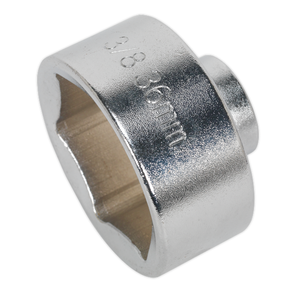 Sealey SX114 ⏐ Low Profile Oil Filter Socket 3/8"Sq Drive 36mm