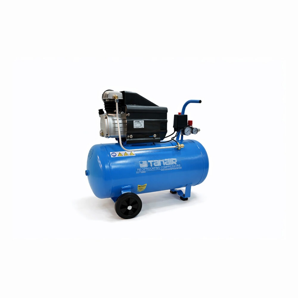 Tanair TAN-PC 1.5/230/50L (230 Volts) ⏐ 6.7 CFM 8 Bar Piston Compressor with 50 Litre Receiver