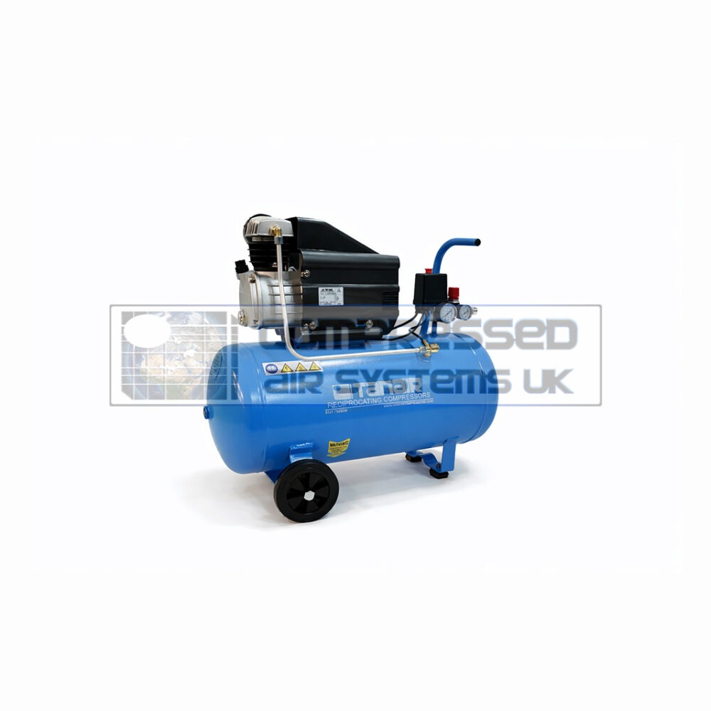 Tanair TAN-PC 1.5/230/50L (230 Volts) ⏐ 6.7 CFM 8 Bar Piston Compressor with 50 Litre Receiver