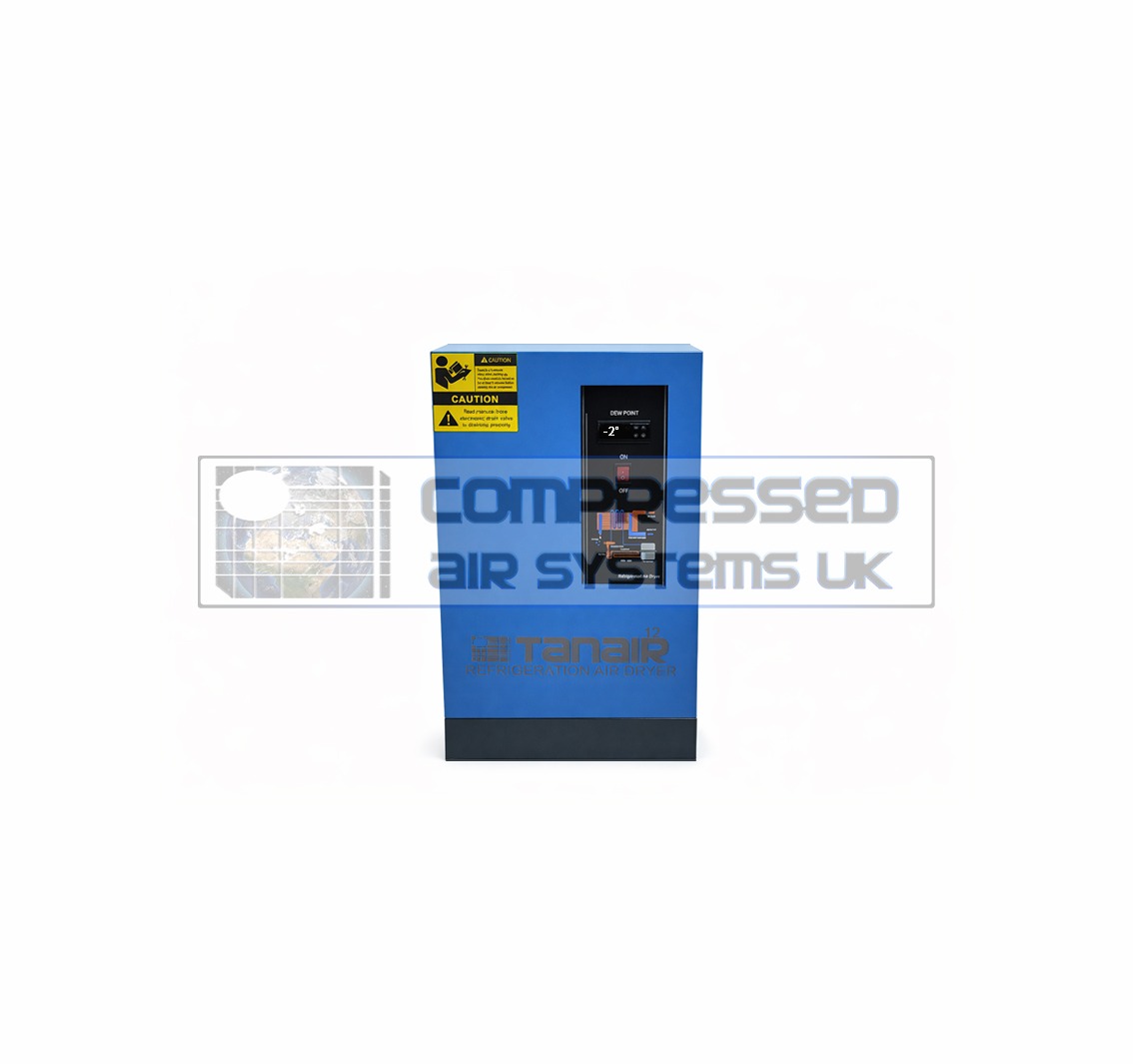 Tanair TAN-RD 12 ⏐ 42 CFM Refrigeration Dryer Package (Pre Filter/ General Purpose, Post Filter/Oil Removing & Final/ Activated Carbon Filter)