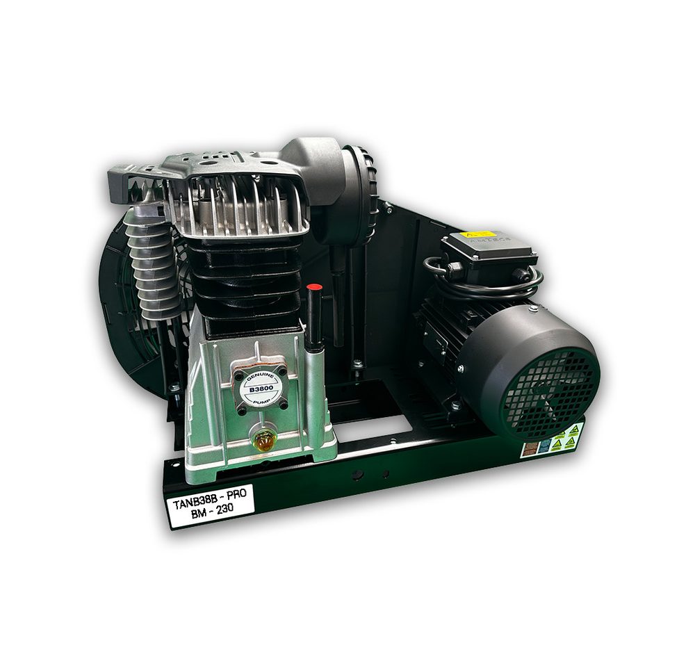 15 CFM 3HP Electric Basemount PRO Air Compressor in 415 Volt