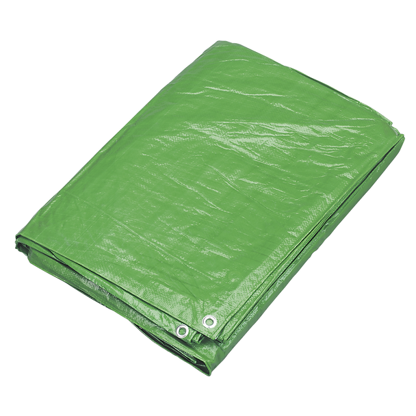 Sealey TARP810G ⏐ Tarpaulin 2.44 x 3.05m - Green