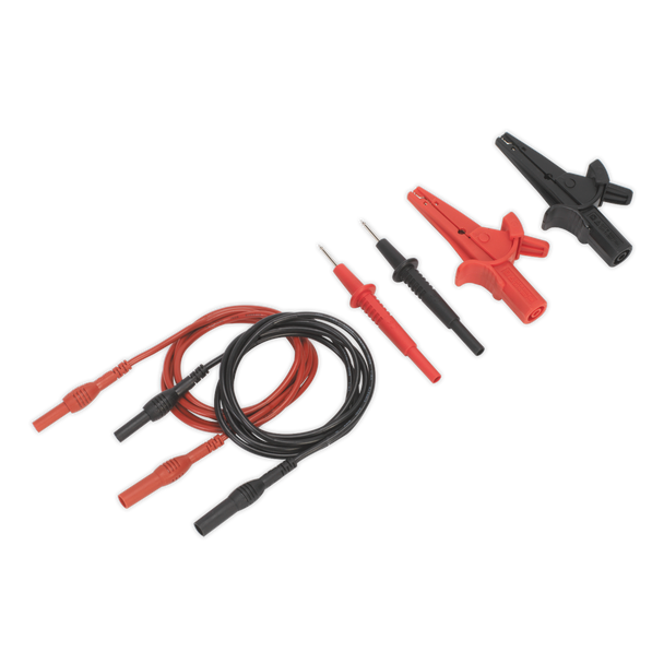 Sealey TATL ⏐ Automotive Test Lead & Crocodile Clip Set 6pc