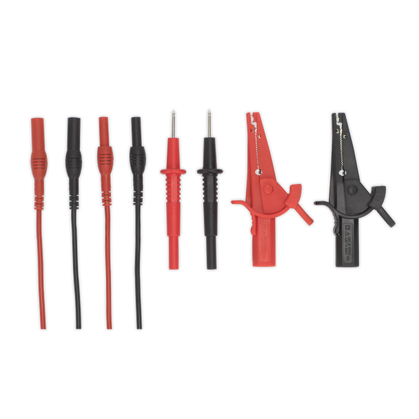 Sealey TATL ⏐ Automotive Test Lead & Crocodile Clip Set 6pc