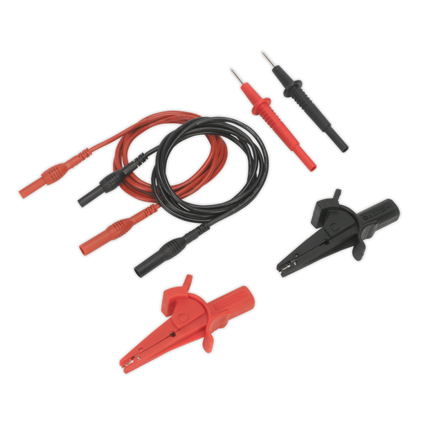 Sealey TATL ⏐ Automotive Test Lead & Crocodile Clip Set 6pc