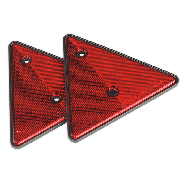 Sealey TB17 ⏐ Rear Reflective Red Triangle - Pack of 2