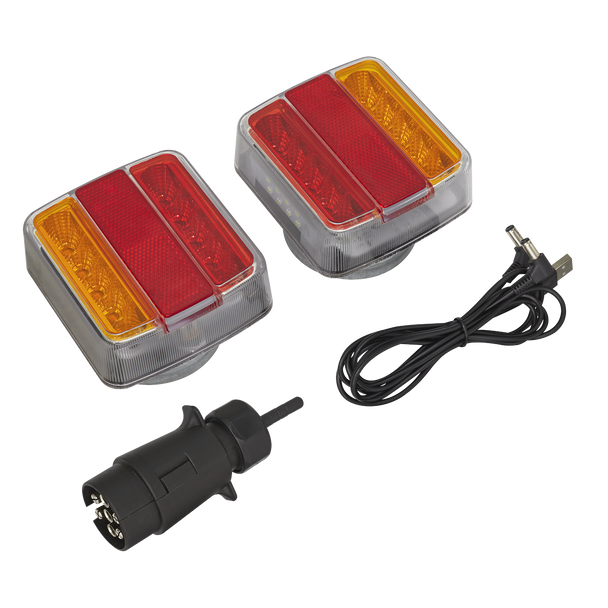Sealey TB18LEDW ⏐ Wireless SMD LED Trailer Light Set 2pc