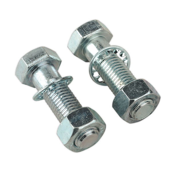 Sealey TB27 ⏐ Tow-Ball Bolts & Nuts M16 x 55mm - Pack of 2