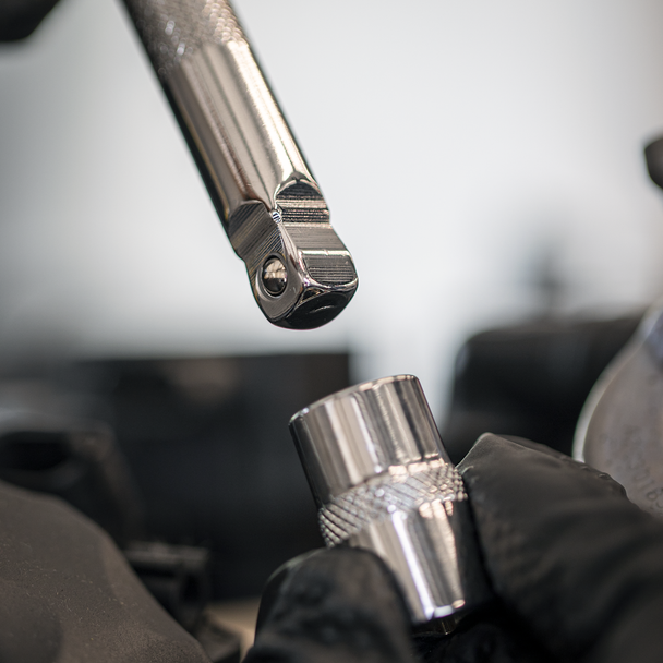 Sealey TBT44 ⏐ Wobble Extension Bar Set with Tool Tray 1/4", 3/8" & 1/2"Sq Drive 12pc