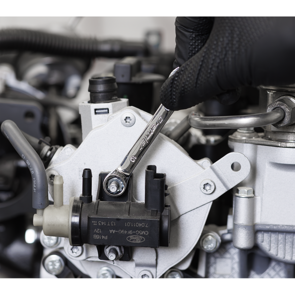 Sealey TBT50 ⏐ Stubby Combination, TRX-Star* & Crow's Foot Spanner Set with Tool Tray 24pc