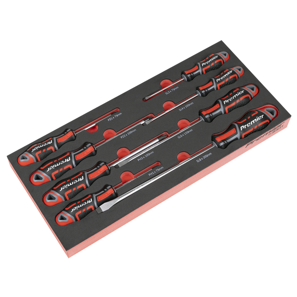 Sealey TBT53 ⏐ Screwdriver Set with Tool Tray 8pc