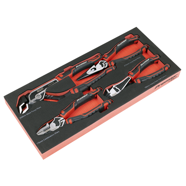 Sealey TBT56 ⏐ Pliers Set with Tool Tray 4pc