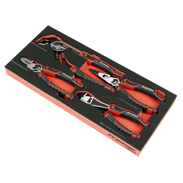 Sealey TBT56 ⏐ Pliers Set with Tool Tray 4pc
