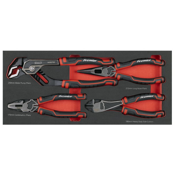 Sealey TBT56 ⏐ Pliers Set with Tool Tray 4pc