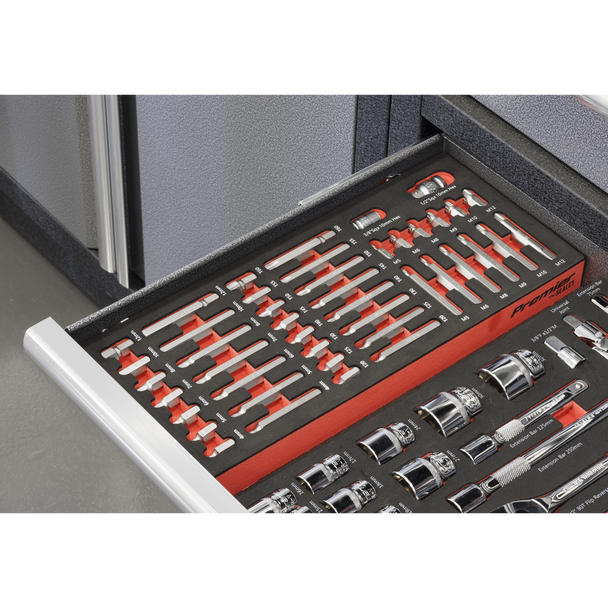 Sealey TBT60 ⏐ TRX-Star*, Hex & Spline Bit Set with Tool Tray 44pc