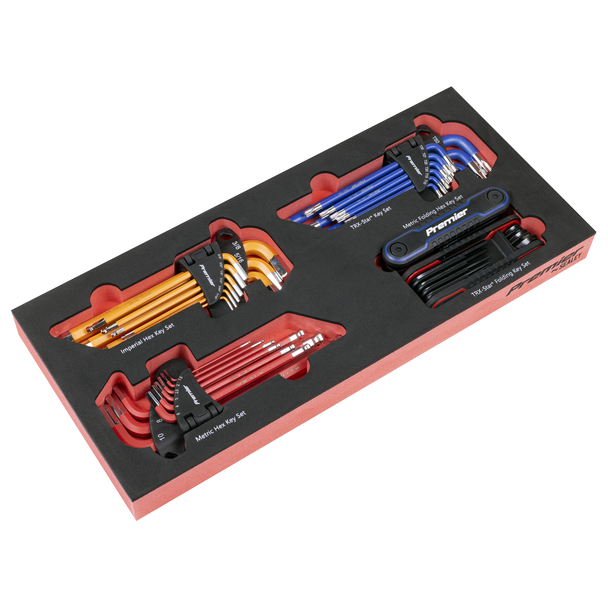 Sealey TBT62 ⏐ Premier Master Key Set with Tool Tray 43pc