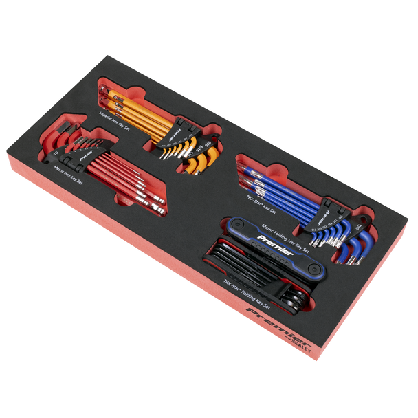 Sealey TBT62 ⏐ Premier Master Key Set with Tool Tray 43pc