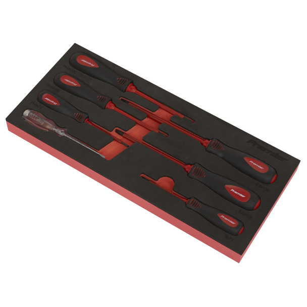 Sealey TBTE04 ⏐ Premier Insulated Screwdriver Set 7pc - VDE Approved