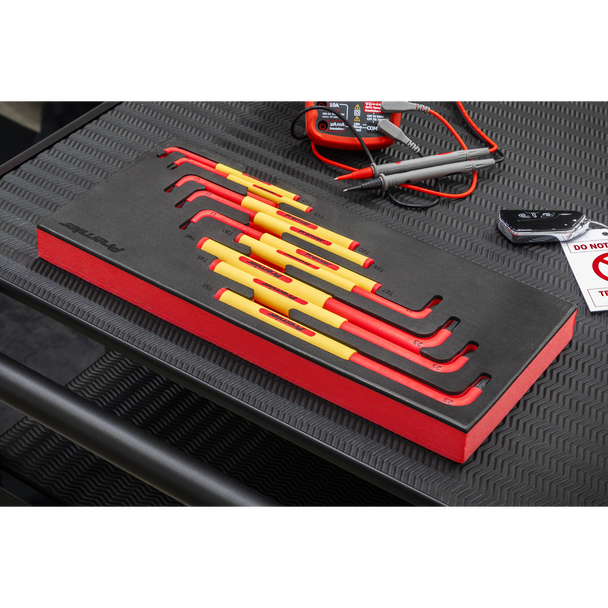 Sealey TBTE06 ⏐ Premier Insulated TRX-Star* Key with Tool Tray 9pc - VDE Approved