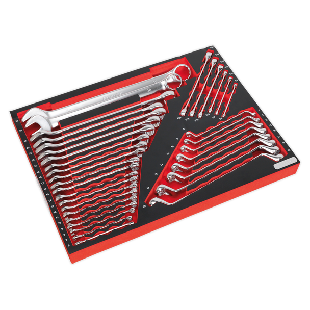 Sealey TBTPCOMBO1 ⏐ Superline PRO Tool Chest Combination 14 Drawer with 446pc Tool Kit - Red