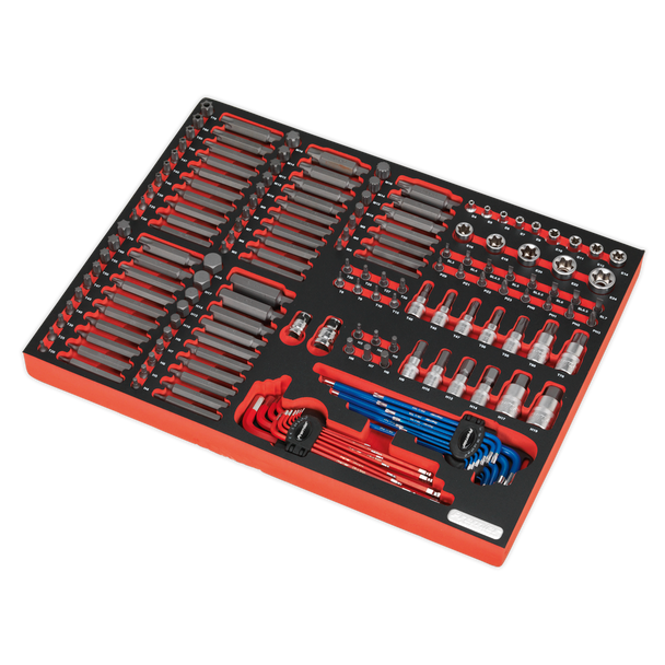 Sealey TBTP07 ⏐ Premier Platinum Specialised Bit & Socket Set with Tool Tray 177pc
