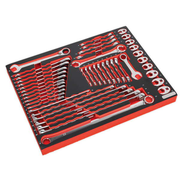 Sealey TBTP11 ⏐ Premier Platinum Specialised Spanner Set with Tool Tray 44pc