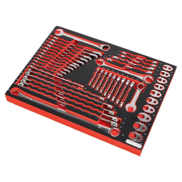 Sealey TBTP11 ⏐ Premier Platinum Specialised Spanner Set with Tool Tray 44pc