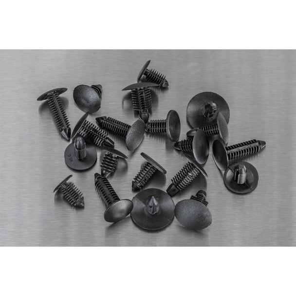 Sealey TCFT100AS ⏐ Fir Tree Clip Assortment - Pack of 100