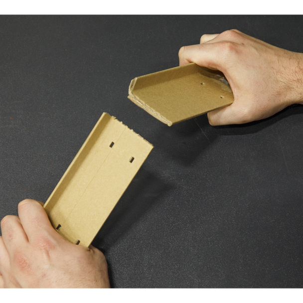 Sealey TD0635S ⏐ Ratchet Strap Polyester Webbing S-Hook with Corner Protector 25mm x 5m 600kg Breaking Strength