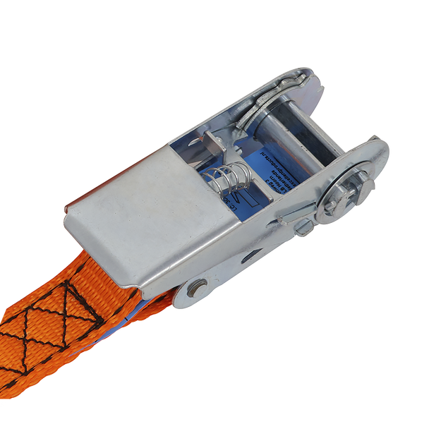 Sealey TD0635S ⏐ Ratchet Strap Polyester Webbing S-Hook with Corner Protector 25mm x 5m 600kg Breaking Strength
