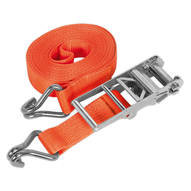 Sealey TD10012J ⏐ Ratchet Strap Polyester Webbing 75mm x 12m 10000kg Breaking Strength