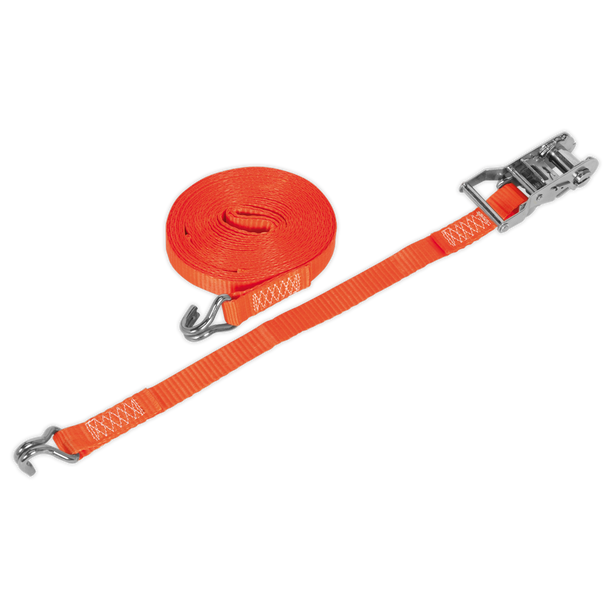 Sealey TD1510J ⏐ Ratchet Strap Polyester Webbing 25mm x 10m 1500kg Breaking Strength