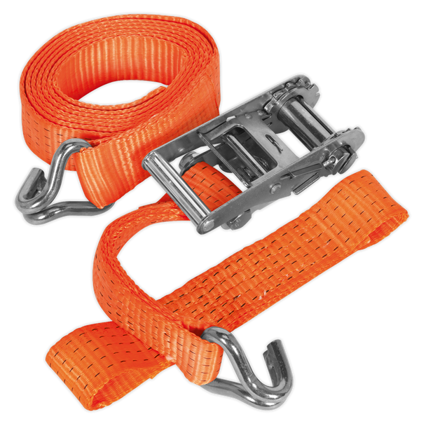 Sealey TDRWA ⏐ Alloy Wheel Car Transporter Ratchet Strap 50mm x 3m 5000kg Breaking Strength