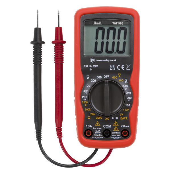 Sealey TM100 ⏐ 6-Function Professional Digital Multimeter