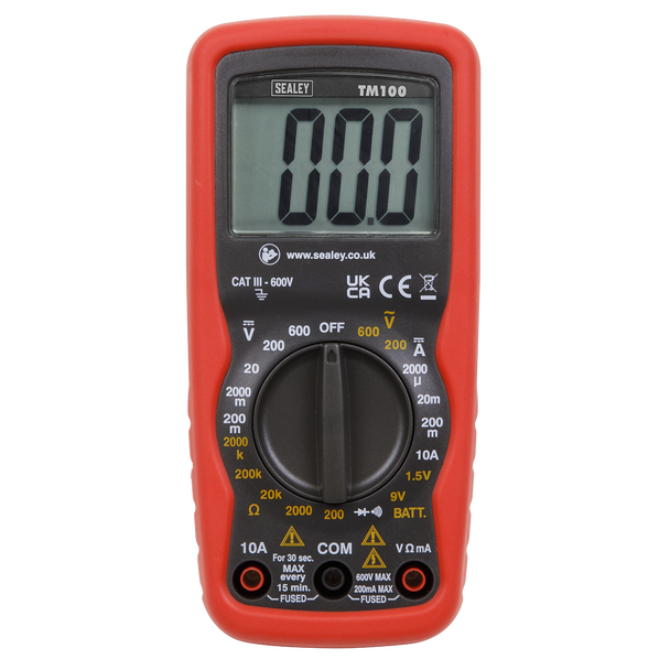 Sealey TM100 ⏐ 6-Function Professional Digital Multimeter